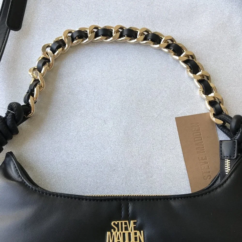 STEVE MADDEN Bcammi Hobo SHOULDER BAG  Balck   13